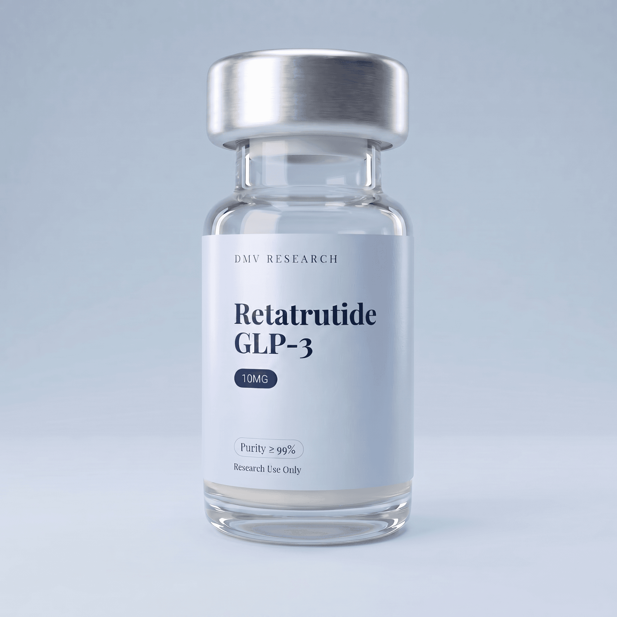 DMV Research Retatrutide research peptide vial